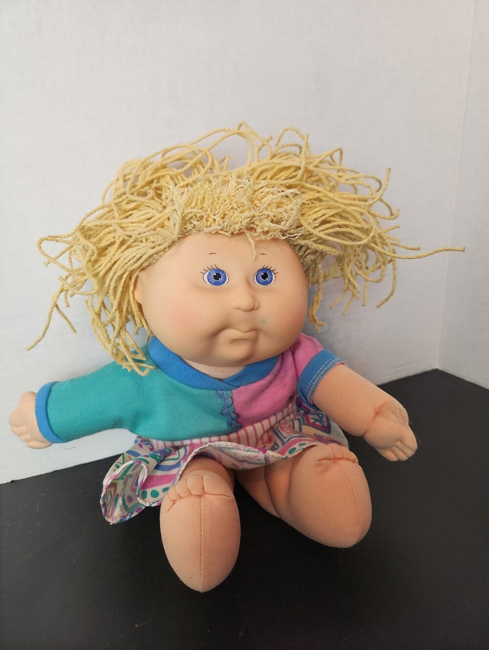 Vintage 1991 Hasbro Cabbage Patch Kids Pretty Crimp ’n Curl Blonde Blue Eyes